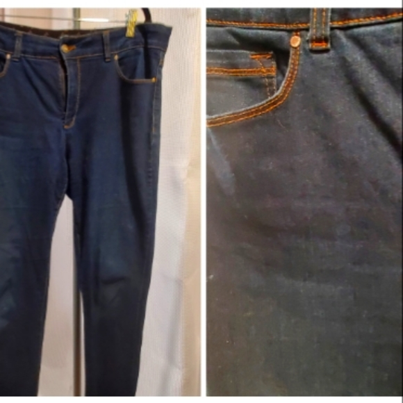 Jones New York Dark Wash Stretch Jeans - Picture 1 of 2